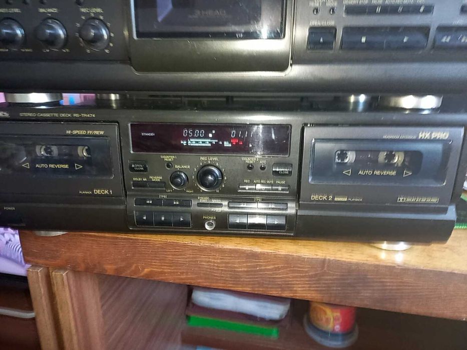 Продам деку Technics RS-TR474 двухкассетную