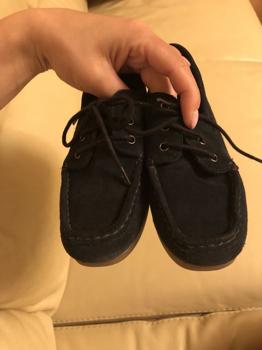 Mocasini din piele intoarsa Mango, marime 31