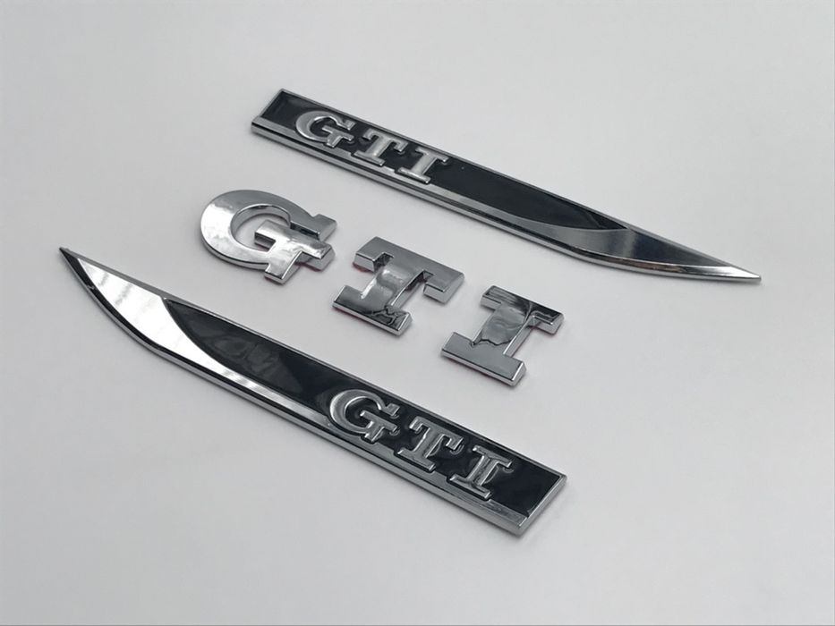 Set Embleme VW GTI negru