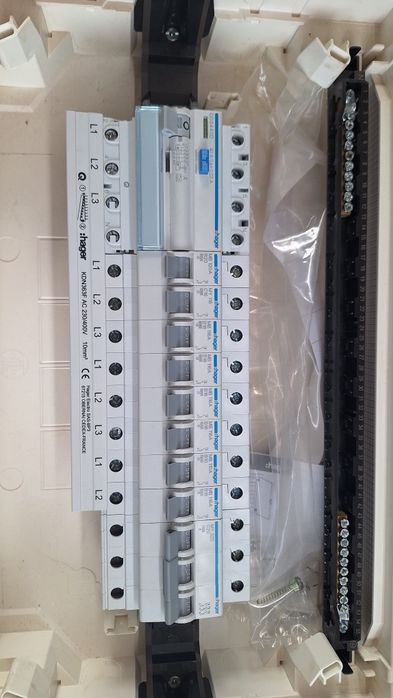 Hager CDS440D, diferențial 4P, 40 A, 30 mA, tip A.