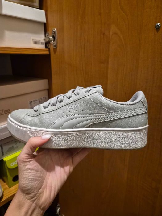 Puma сребърни кецове