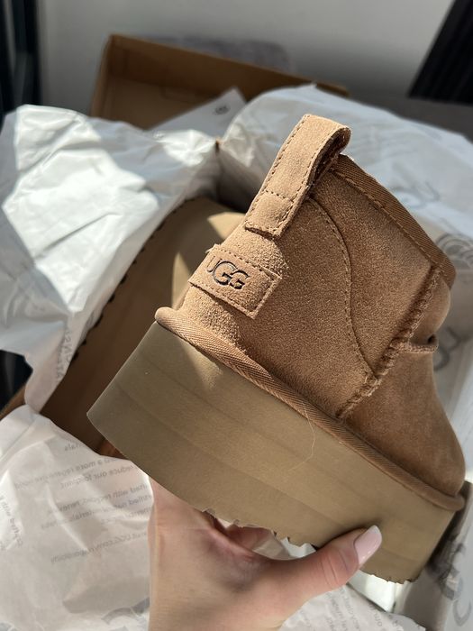Новые угги на платформе UGG PLATFORM MINI 37 38 размеры