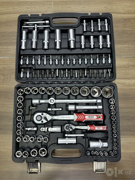 ключ набор инструментов kyuch nabor Iron 82pcs 108pcs 202pcs