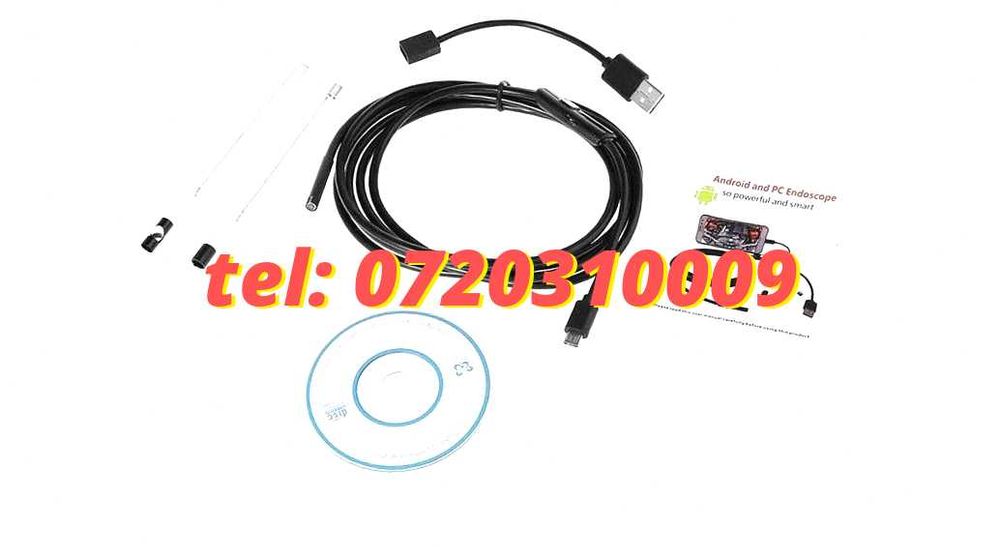 Modul Dispozitiv Video Tip Endoscop 5.5Mm 2M Android Pentru Inspectie Video In Zone Greu Accesibile Conform Specificatiilor Mentionate In Titlu