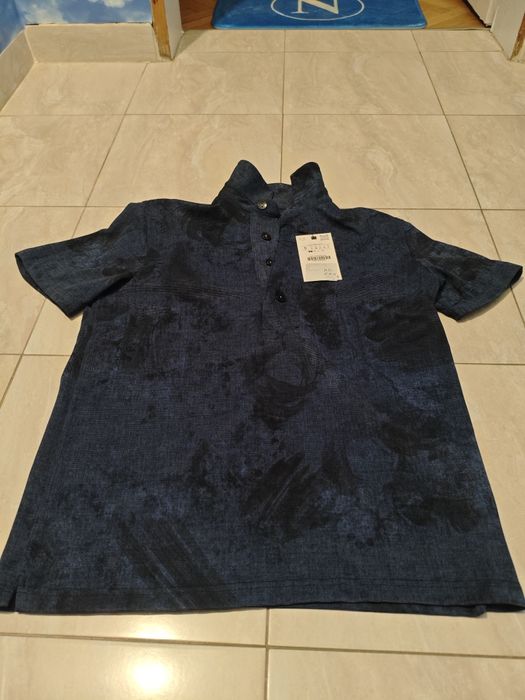 Поло блуза с яка Зара/Zara (нова, с етикет)