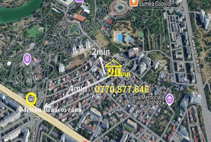 PROPRIETAR.LUX ap.2c=90mp+ Boxa Garaj ,Metrou Parc Oraselul Copiilor