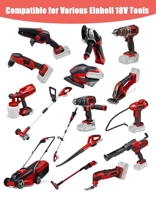 ПРОМО !  Einhell 2 бр Комплект 18 V 5.5 Ah акумулаторни батерии !