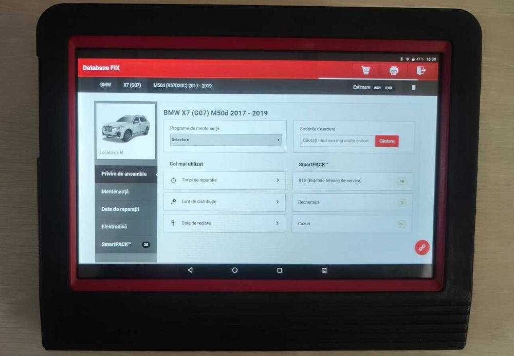 Lichidare stoc Interfata auto Launch X431 +Tableta Originala Launch V+