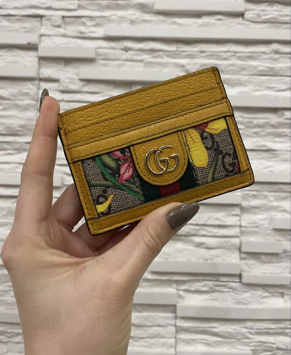 GUCCI Ophidia GG Flora картодържател