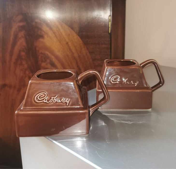 Чаша Cadbury Кадбъри Оригинална квадратна чаша за горещ шоколад 2 бр.