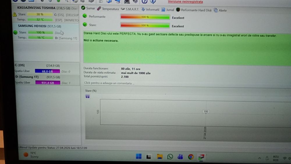 Rack extern 3.5" cu HDD 1T