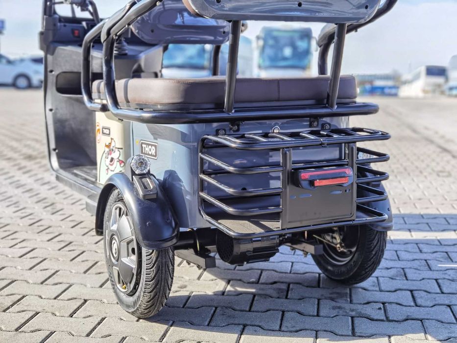 Triciclu electric cu 2 locuri  Thor Challenger nou Agramix