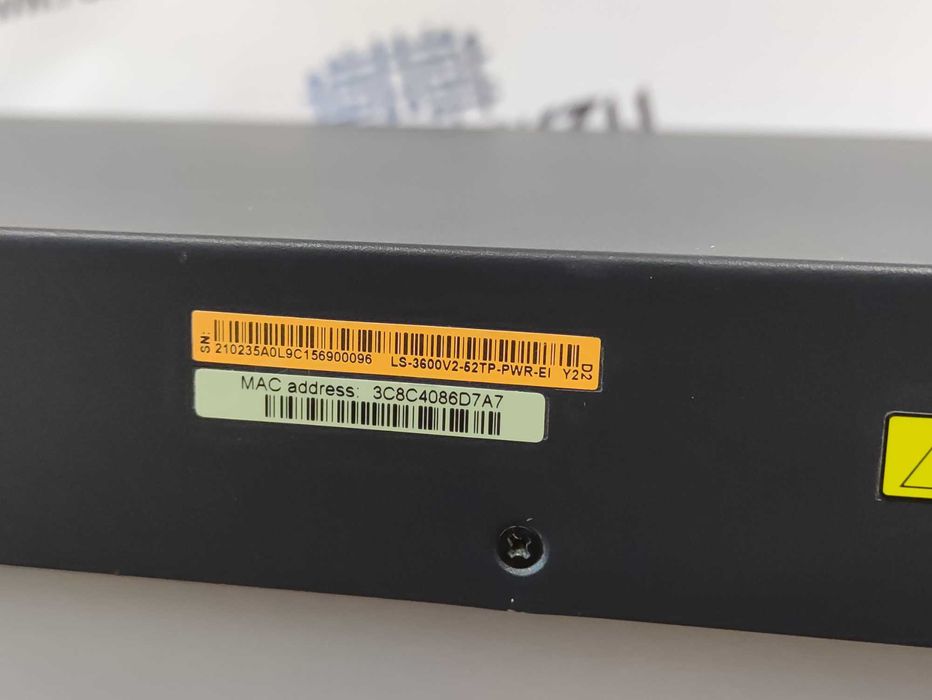 Коммутатор H3C S3600V2-52TP-PWR-EI 48 port PoE+ L3