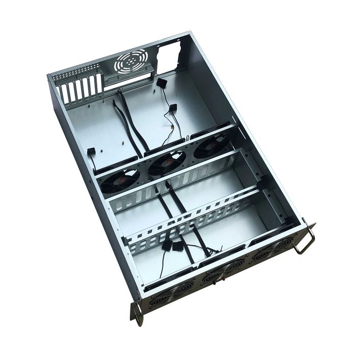 Серверный корпус 4U на 24 HDD, форм-фактор ATX, стальной