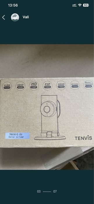 Vand camera ip tenvis supraveghere