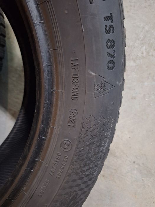 7.1мм! 3 бр 205 60 16 Continental wintercontact ts 870
