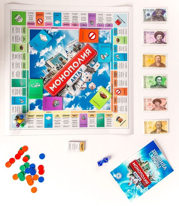 Настольная игра "Монополия Актау"