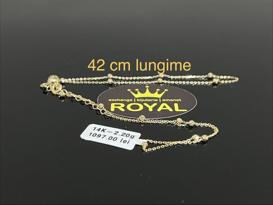 Bijuteria Royal CB : Lant aur 14K 2,20 grame