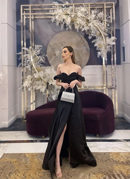 Rochie lungă neagră