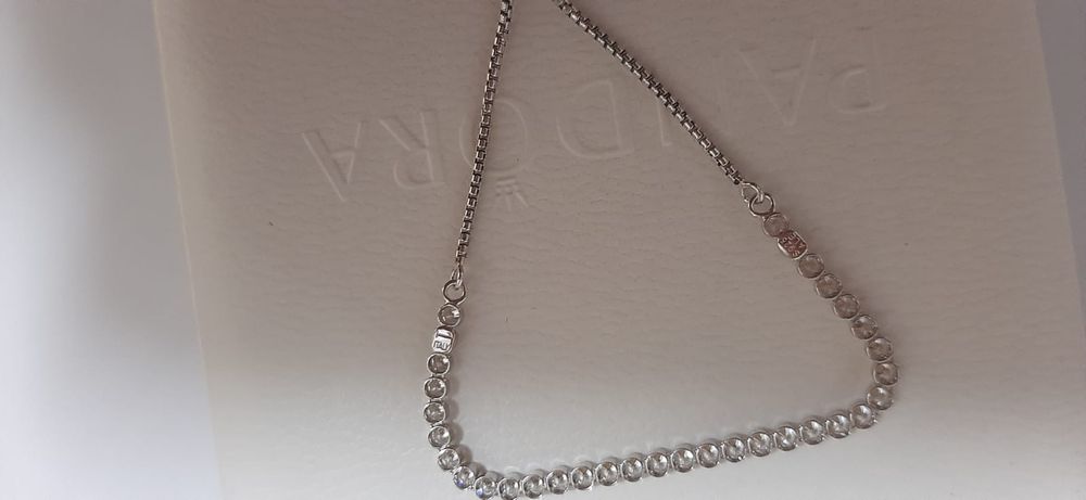 Bratara Pandora reglabila argint nou