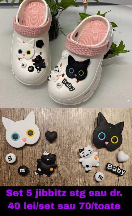 Set jibbitz pins pt Crocsi