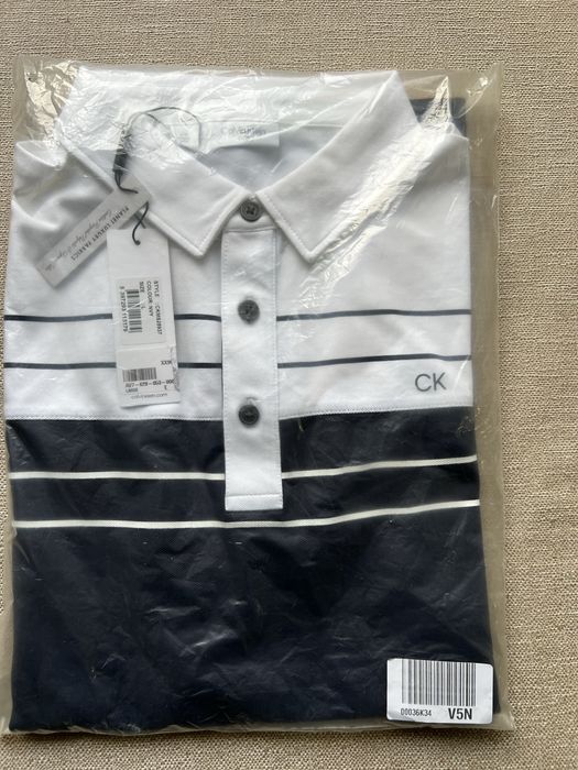 Мъжка тениска с яка (polo) Calvin Klein размер L