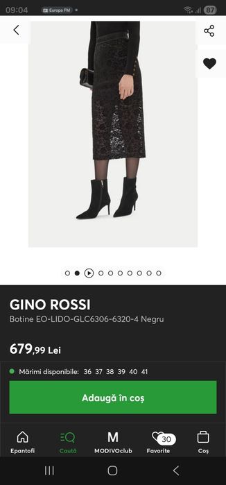 Botine piele gino rossi noi