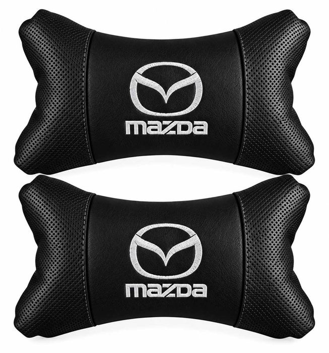 Възглавнички за кола Mazda Мазда – бродирано лого, 2 броя