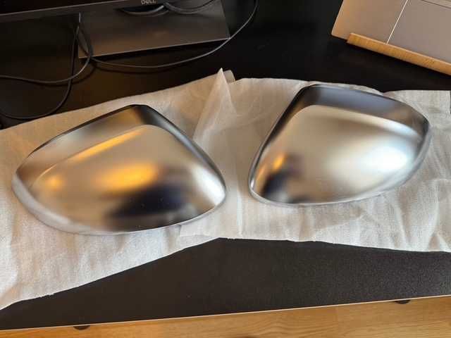 VW Passat B8 Arteon Chrome Mirror Covers Bright Matte
