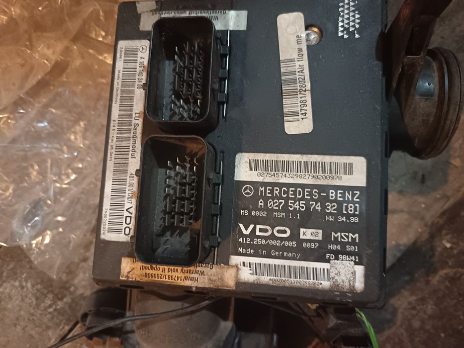 Компютър с контактен ключ и имобилайзер за Mercedes-Benz A-Class W168