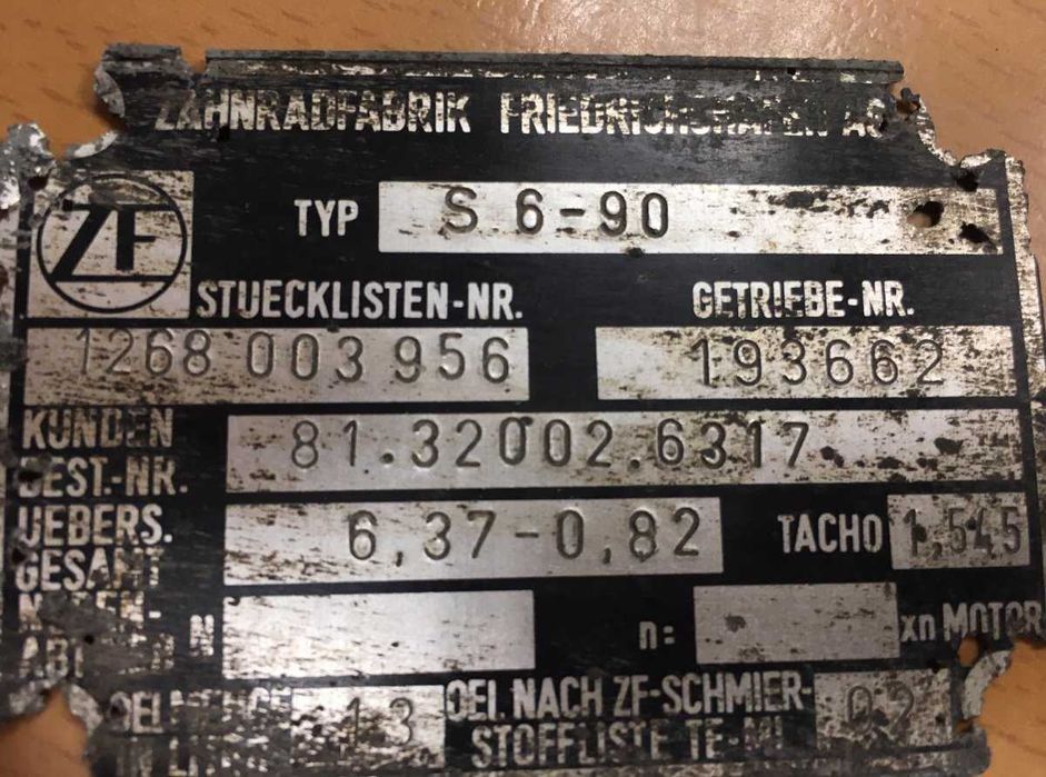 Cutie de viteze pentru camioane MAN ZF S6-90 // Piese camioane