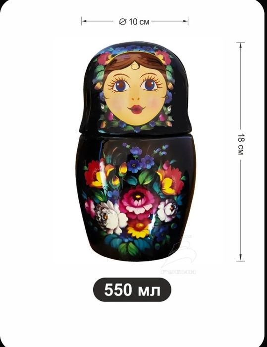 Чайницы коллекционные "Матрёшки". Новые