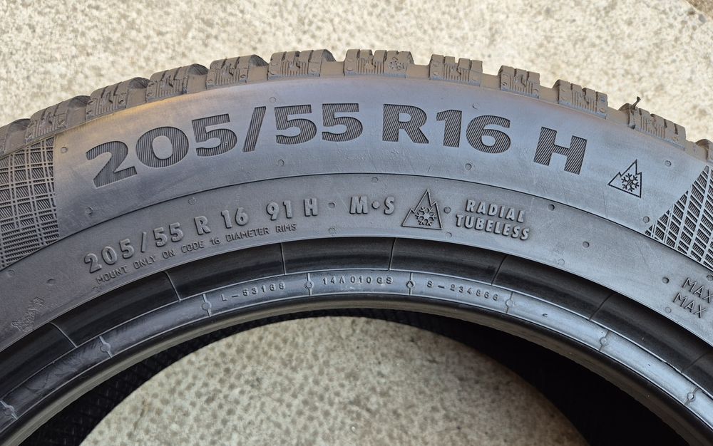 Set 2buc 205/55 R16 91H Continental WinterContact TS860 M+S iarnă