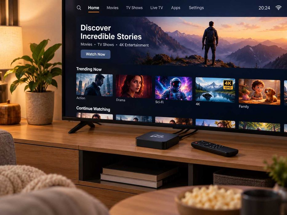 D9Q Mini Smart TV Box Android 4K Ultra HD мултимедиен плейър