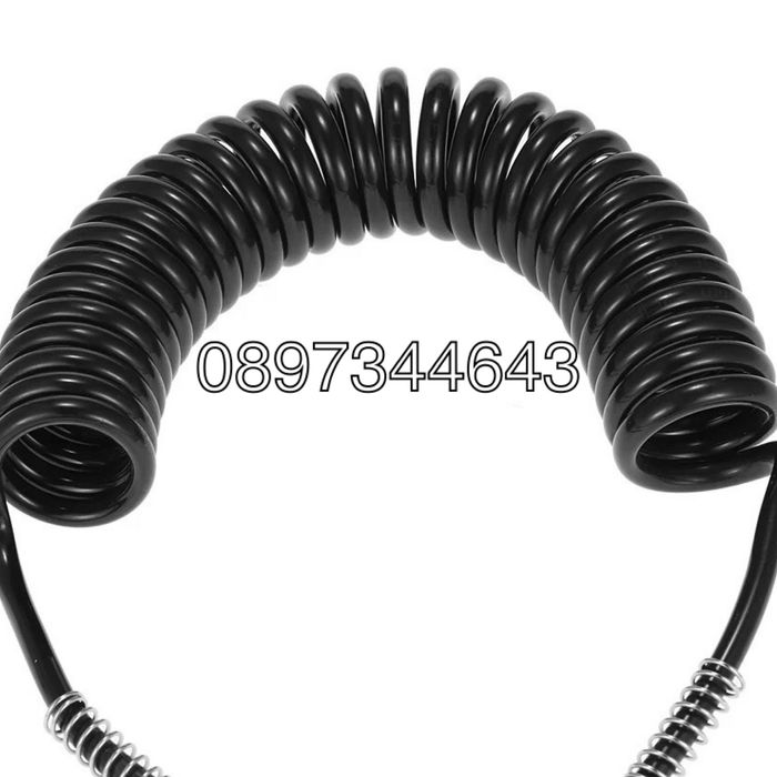 Полиуретанов спирален маркуч с бързи връзки 15м-8х12мм HAWEK