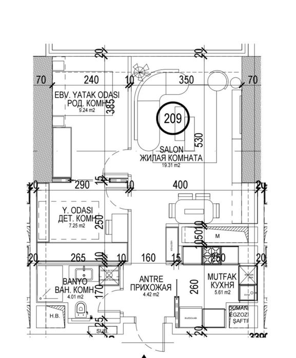 Nest One Продается 2 комнатная квартира коробка Tashkent City