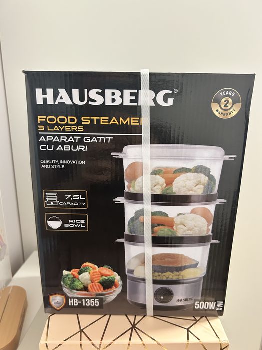 Aparat gatit cu aburi HB-1355 Hausberg