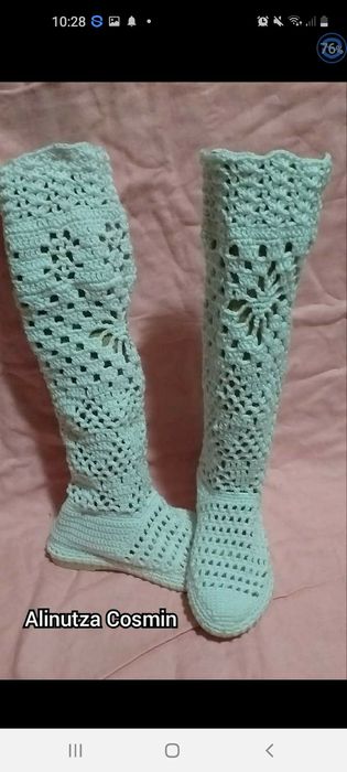 Papuci crosetati manual 2