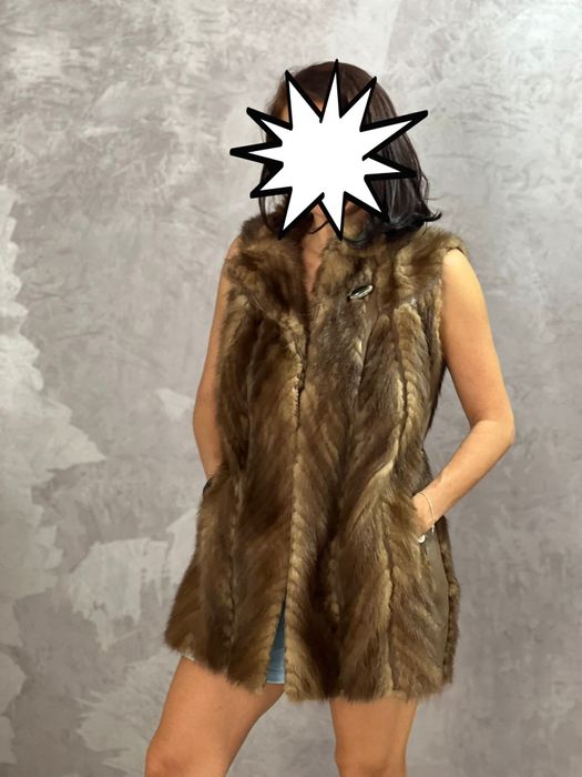 Vesta de blana naturala Nurca