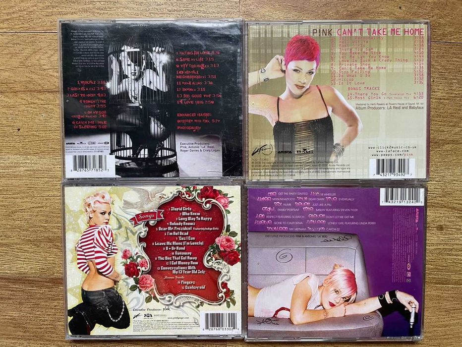 Colectie 4 CD-uri cu PINK