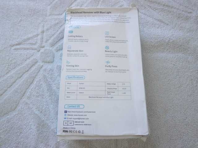 Вакуум уред за почистване на лице