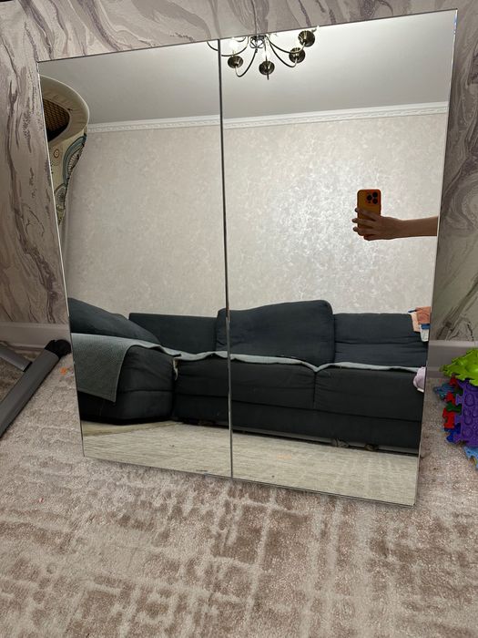 шкаф с зеркалом в ванную