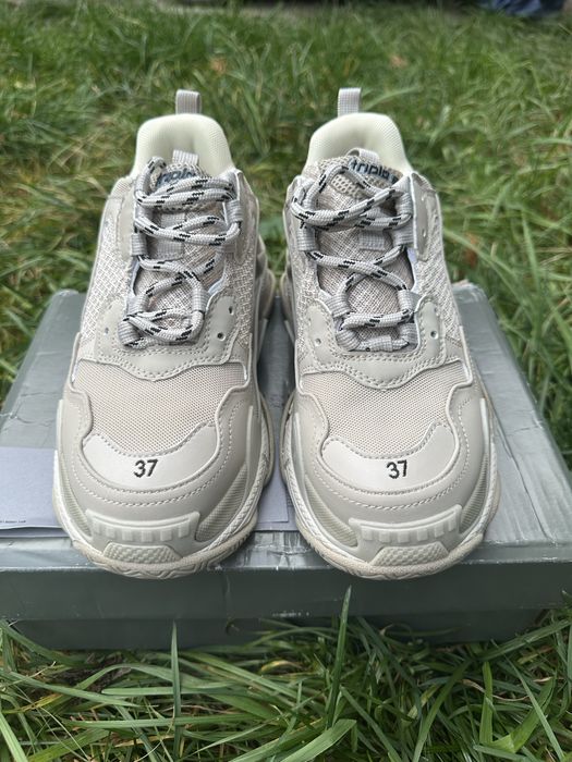 Balenciaga Triple S / Crem & Alb / Calitate Premium / 2025