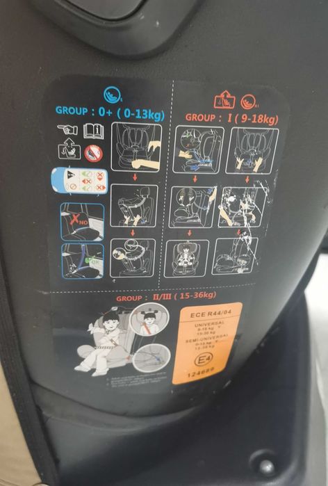 Въртящо се столче за кола KikkaBoo Orbital 360° ISOFIX