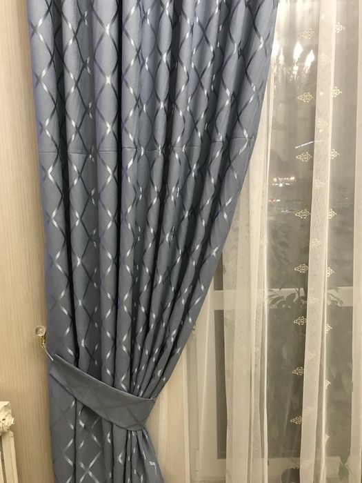 Шторы с тюлями комплект