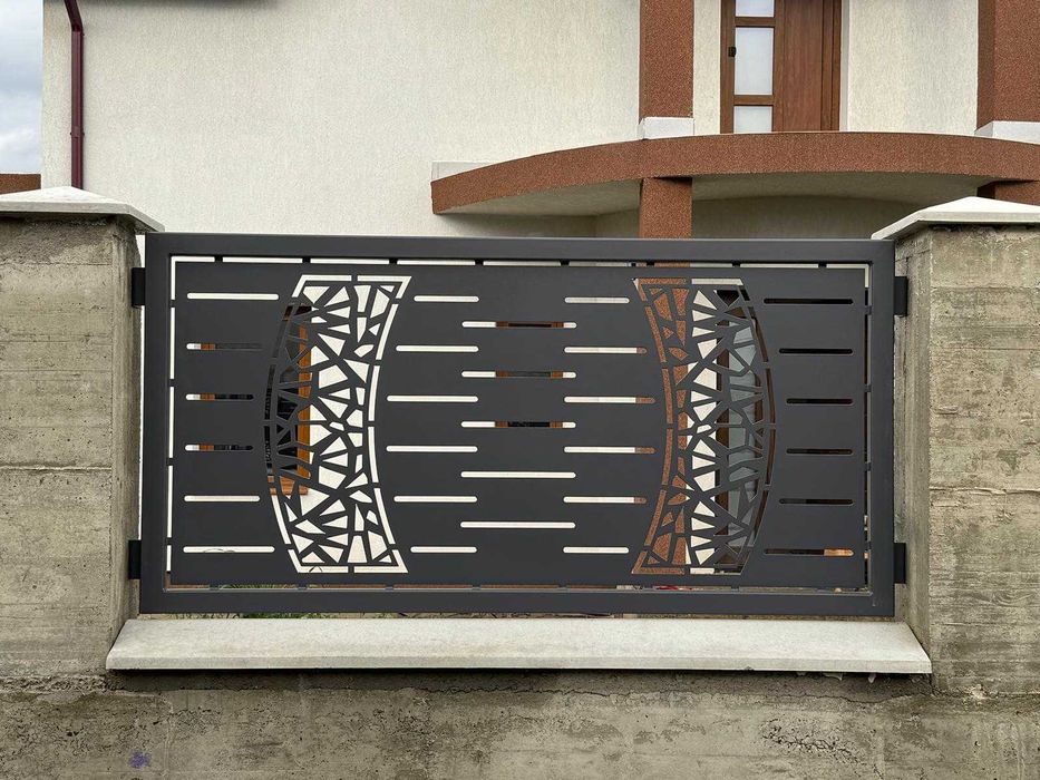 Gard si Porti tabla decupata debitare plasma CNC