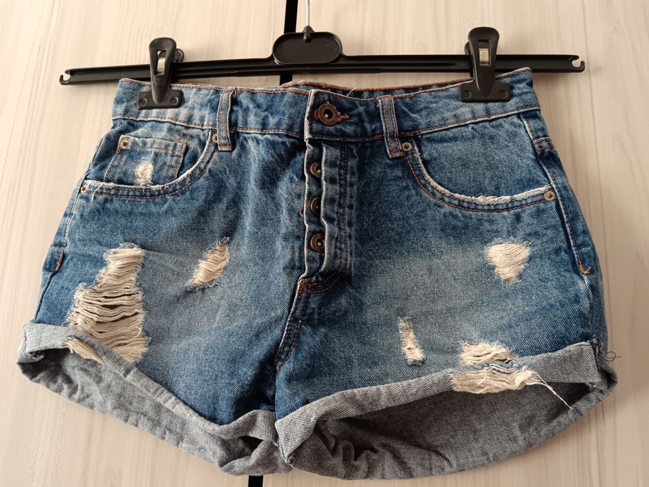 Къси дънкови панталонки