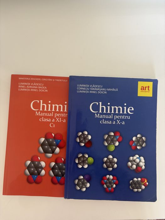 Carti editura art- chimie clasa a 10-a si a 11-a