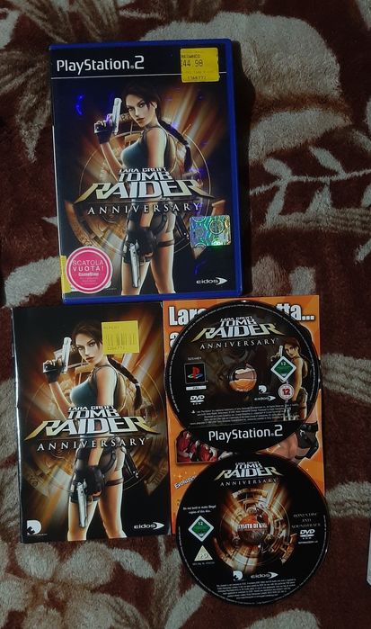 Tomb Raider Anniversary PS2 (Ediție 2 Discuri: Joc + Disc Bonus
