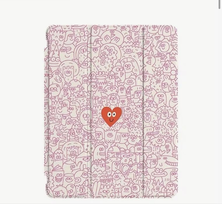 Стилен калъф за iPad Air 4 / 5 – розов дизайн, нов